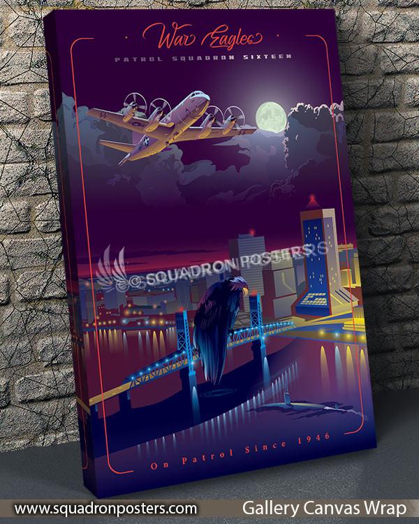 NAS Jacksonville VP-16 canvas poster artwork by Squadron Posters