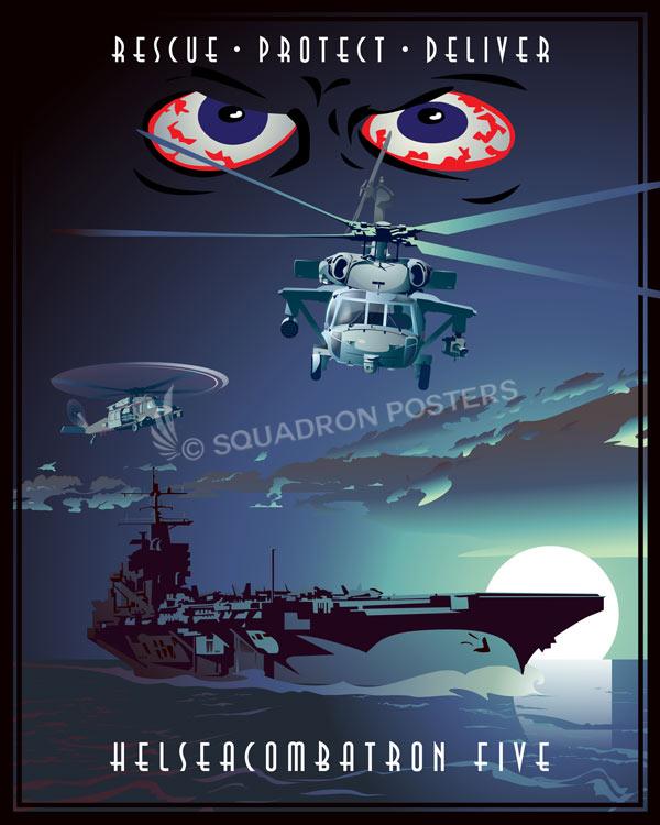 NAS Norfolk VA MH-60 HSC-5 Art