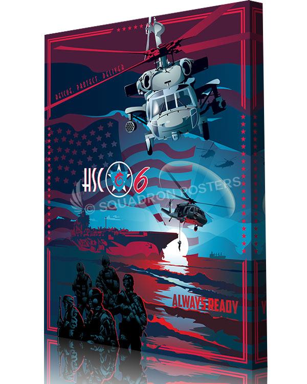 NAS North Island MH-60 HSC-6 Art