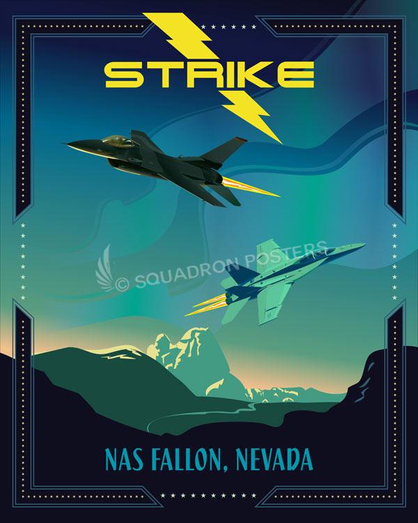 NAS Fallon NAWDC STRIKE TOPGUN Art