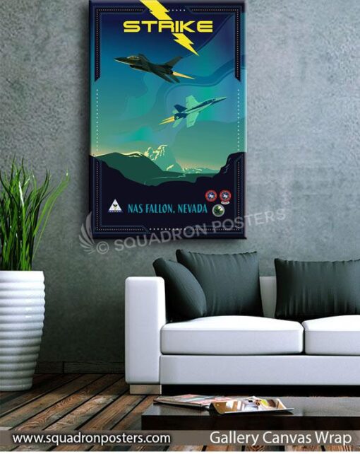 NAS Fallon NAWDC STRIKE Art - Squadron Posters