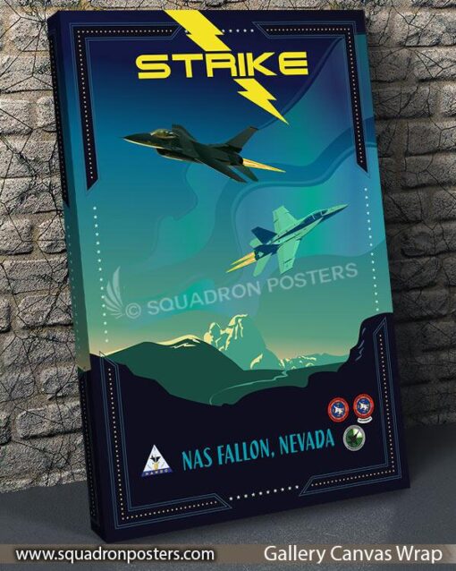 NAS Fallon NAWDC STRIKE Art - Squadron Posters