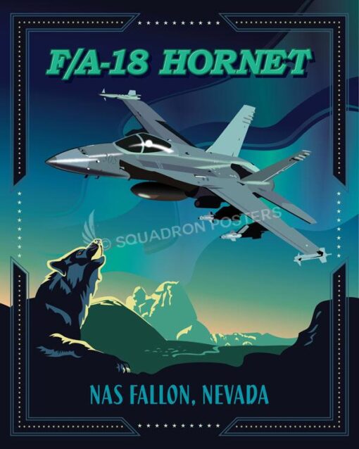 Naval Strike and Air Warfare Center NAS Fallon Art - Squadron Posters