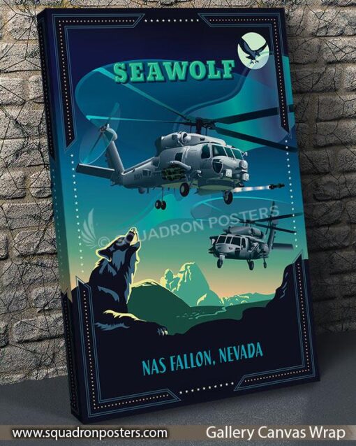 NAS Fallon SEAWOLF Art - Squadron Posters