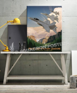 NAS Lemoore F-18 SP00711 canvas-vintage-retro-print
