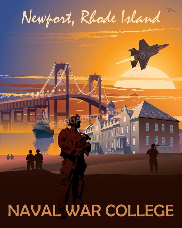 NAS Newport Rhode Island USNWC Art