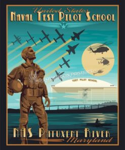 NAS Patuxent River - Naval Test Pilot School NAS Patuxent River USNTPS SP00685 feature-vintage-print