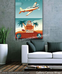 NAS_Pensacola_T-6_VT-6_SP01103-squadron-posters-vintage-canvas-wrap-aviation-prints