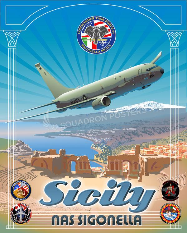 NAS Sigonella Sicily CTF-67 Art