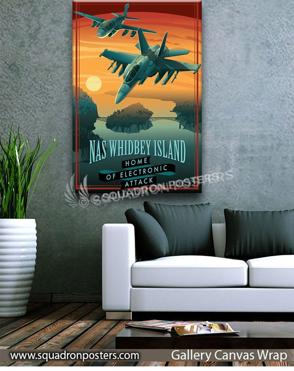 NAS_Whidbey_EA-18_P8-A_Generic_SP01423-squadron-posters-vintage-canvas-wrap-aviation-prints