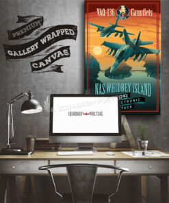 NAS Whidbey EA-18 VAQ-136 SP00693 aircraft-prints-posters-vintage