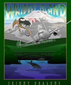NAS_Whidbey_Island_WA_VP-4_P-8A_GENERIC_GREEN_v2_SP01519-featured-aircraft-lithograph-vintage-airplane-poster