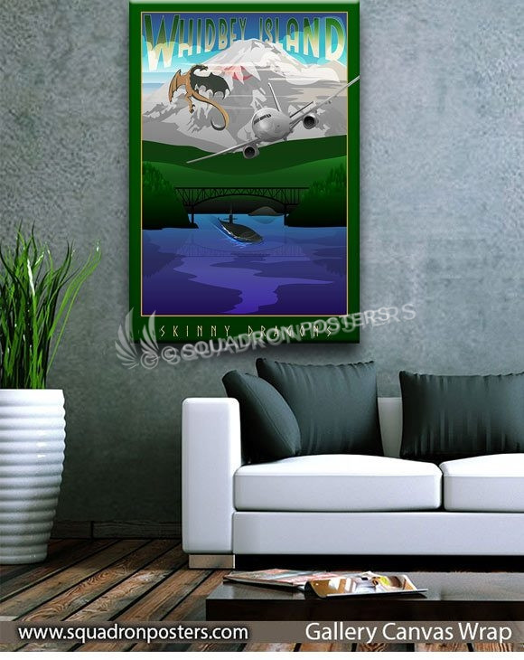 NAS_Whidbey_Island_WA_VP-4_P-8A_GENERIC_GREEN_v2_SP01519-squadron-posters-vintage-canvas-wrap-aviation-prints
