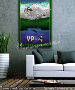 NAS_Whidbey_Island_WA_VP-4_P-8A_GREEN_SP01521-squadron-posters-vintage-canvas-wrap-aviation-prints