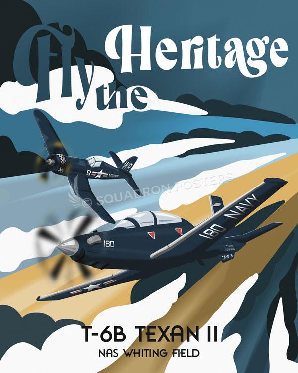 NAS Whiting Field T-6B Heritage Art