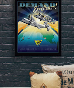 NBVC Point Mugu ACCLOGWING vintage style canvas art by Squadron Posters SP00954