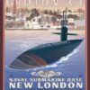 NSBNL Groton CT SP00568-vintage-military-aviation-travel-poster-art-print-gift