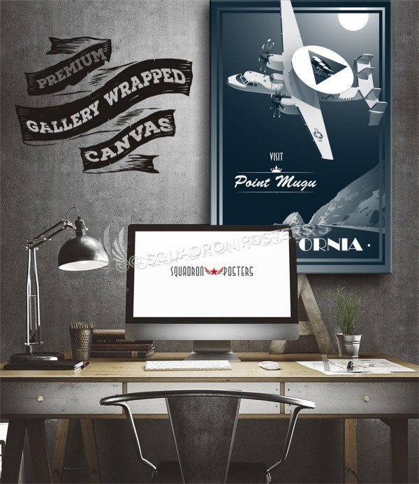 Nas Point Mugu E-2C Weapons School SP00682 aircraft-prints-posters-vintage-art