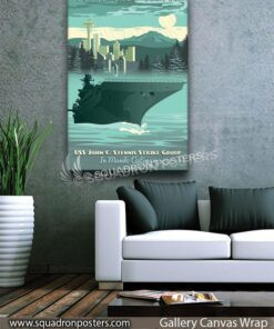 Naval_Base_Kitsap_USS_John_C._Stennis_Strike_Group_SP01117-squadron-posters-vintage-canvas-wrap-aviation-naval-prints