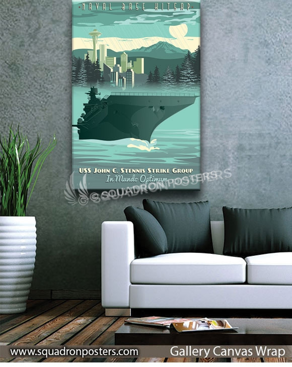 Naval_Base_Kitsap_USS_John_C._Stennis_Strike_Group_SP01117-squadron-posters-vintage-canvas-wrap-aviation-naval-prints