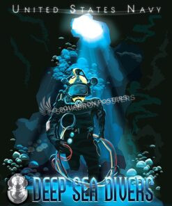 Navy Deep Sea Divers SP00610-vintage-military-navel-travel-poster-art-print-gift