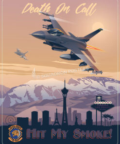Nellis-AFB-Las-Vegas-F-16-24th-TASS-featured-aircraft-lithograph-vintage-airplane-poster-art