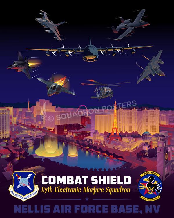 Nellis AFB 87th EWS Art