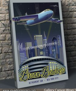 New York City Bronx Bombers SP00731 vintage-travel-poster-aviation-squadron-print-poster-art