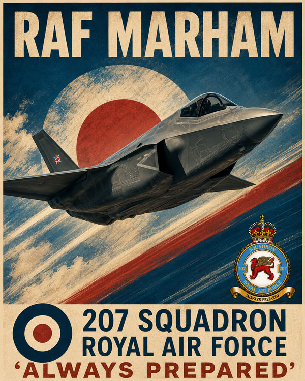 Check out this stunning No. 207 Squadron RAF Art by Squadron Posters!