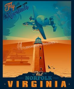 Norfolk-vaw-125-Tigertails-SP00488-vintage-military-aviation-travel-poster-art-print-gift