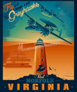 Norfolk-VAW-120-Greyhawks-SP00487-vintage-military-aviation-travel-poster-art-print-gift