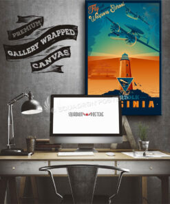 Norfolk E-2C C-2A Weapons School SP00683 aircraft-prints-posters-vintage-art