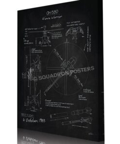 oh-58d_kiowa_warrior_blackboard_blueprint-sp01149-aircraft-prints-posters-vintage-art