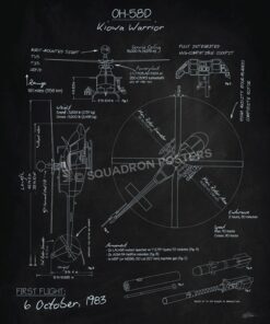 OH-58D Kiowa Blackboard Art