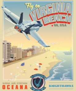 NAS Oceana VFA-136 Oceana_F-18_VFA-136_SP00937-featured-aircraft-lithograph-vintage-airplane-poster-art