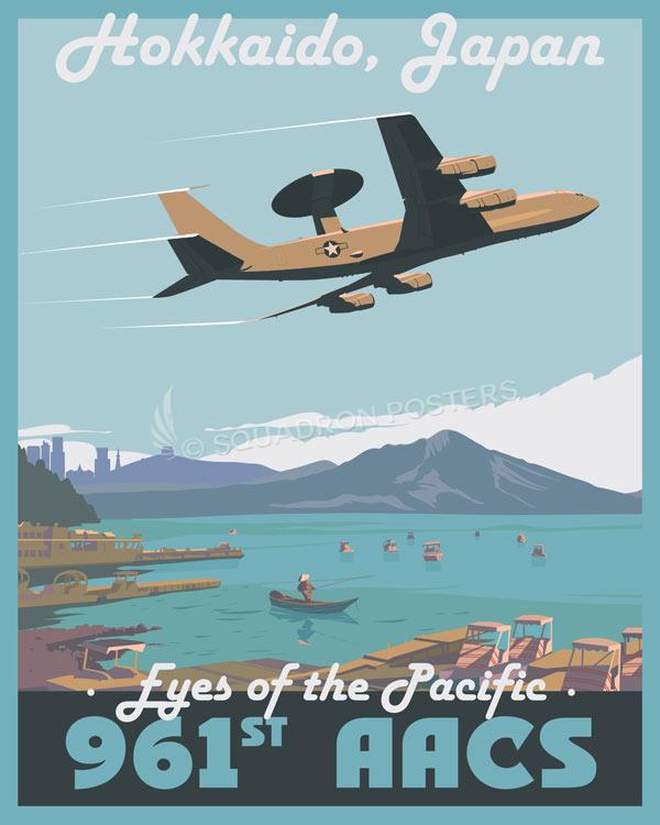 Okinawa Japan 961st AACS Canvas Art