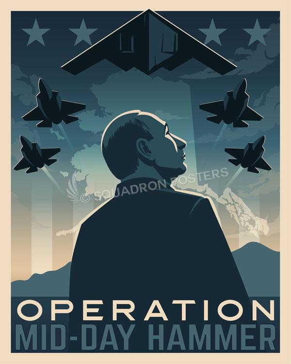 Operation Mid-day Hammer Art by Squadron Posters!