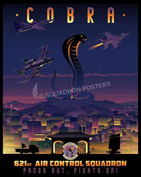 Osan AB 621st ACS Art by Squadron Posters!