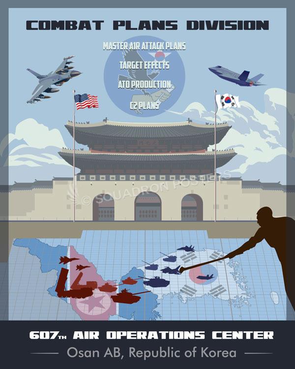 Osan AB Korea 607th AOC Combat Plans Division
