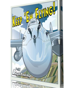P-38 Lightning Keep Em Flying Art