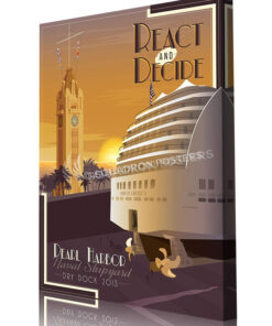 Pearl_Harbor_Naval_Shipyard_Drydock_DUSK_SP00973-prints-posters-vintage-art