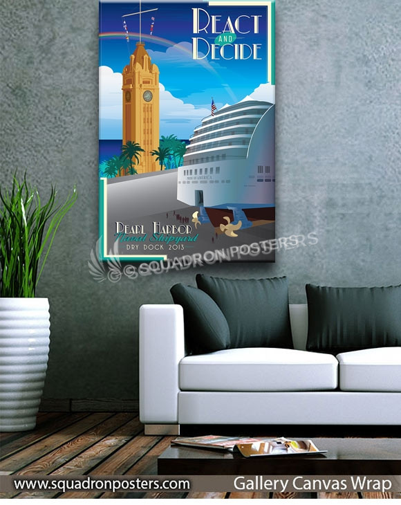 Pearl_Harbor_Naval_Shipyard_Drydock_SP00972-squadron-posters-vintage-canvas-wrap-prints