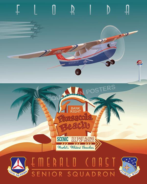 Pensacola-Beach-Cessna-Civil-Air-Patrol-featured-aircraft-lithograph-vintage-airplane-poster.jpg