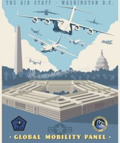 Pentagon_Air_Staff_SP00867-featured-aircraft-lithograph-vintage-airplane-poster-art