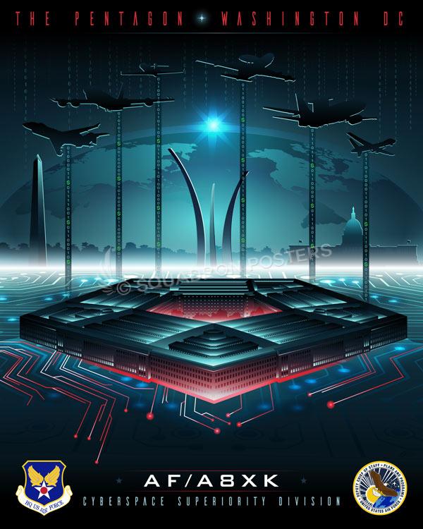 Pentagon Washington DC AFA8XK CSDIV Art