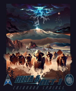 Peterson SFB DELTA 6 DET 1 Art by - Squadron Posters!