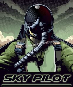 Fighter Pilot Pop Art