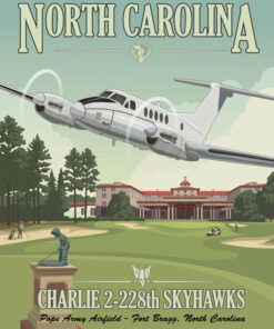 Pope Army Airfield C-12 Charlie 2-228th Skyhawks Art