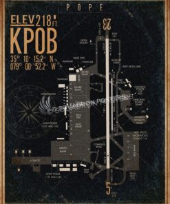 Pope_afb_KPOB_airfield_map-SP00897-featured-aircraft-lithograph-vintage-airplane-poster-art