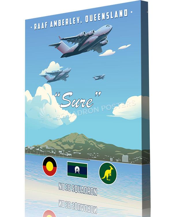 RAAF Amberley Queensland C-17 36 Sq Art